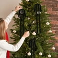 thumbnail image 3 of Velvet Bow Wreath for Staircase Fireplace and Carpet Holiday Celebration 6PCS, 3 of 3