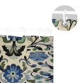 thumbnail image 5 of Yayeee Shower Curtain with Hooks 72"x72" Waterproof Fabric Bathroom Hanging Decor, Blue Floral, 5 of 5