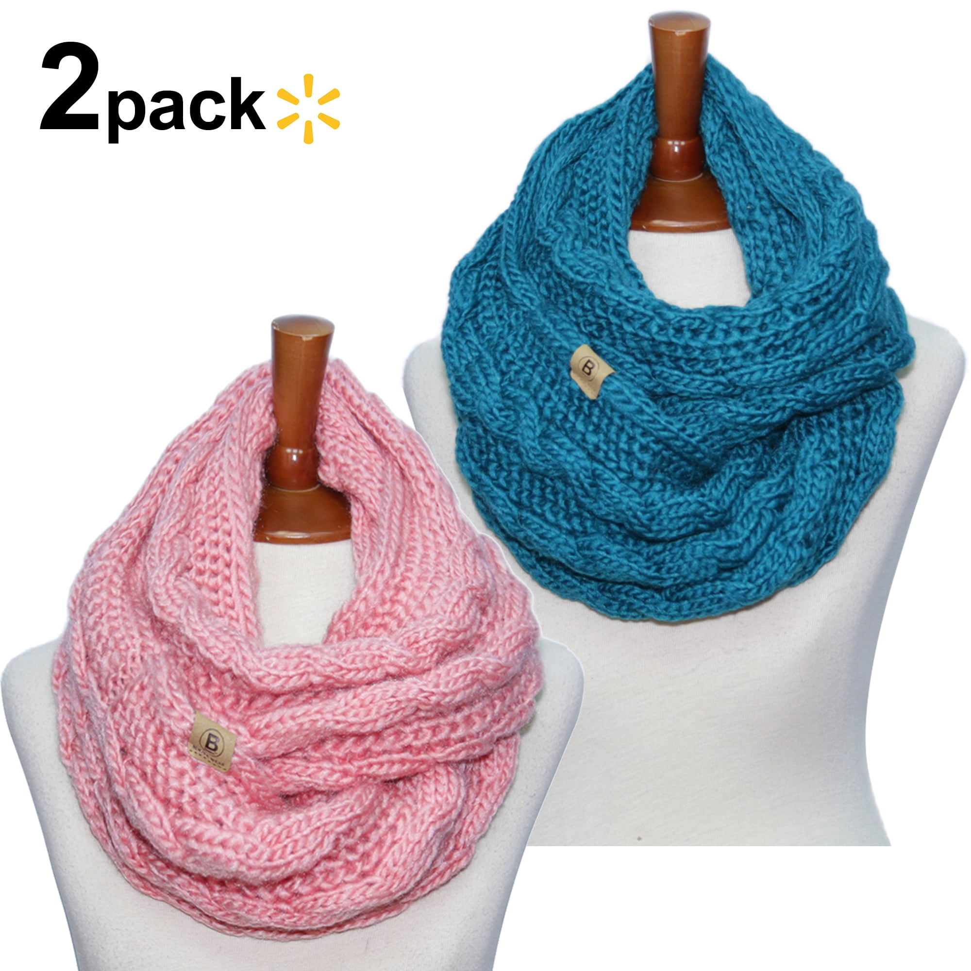 Chunky knit wool infinity scarf and mittens set women pink winter matching cowl infinty scarf snood neckwarmer mittens combo infinity loop