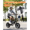 thumbnail image 2 of QNUT Folding Ebike for Adults & Teens - 14" Folding Ebike, 750W Peak Power, 20MPH, 48V 35/53Mile Range, 4-Speed & Upgraded Wide Comfort Seat, UL 2849 Certified, for City Cycling & Commuter Riding​, 2 of 9