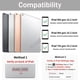 thumbnail image 2 of Funda con Teclado JKSML para iPad Generación 9/8/7 de 10.2" Bluetooth Gris, 2 of 8