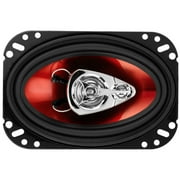 BOSS Audio Systems CH4630 4 x 6 Inch 3-Way Full Range Coaxial Car Speakers, 250 Watts Peak Power, Poly Injection Cone, Rubber Surround, Sold in Pairs