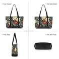 thumbnail image 6 of FORMRS Canvas Laptop Tote Bag for Women with 15.6" Computer Compartments Shoulder Handbag, Christmas Blooms, 6 of 7