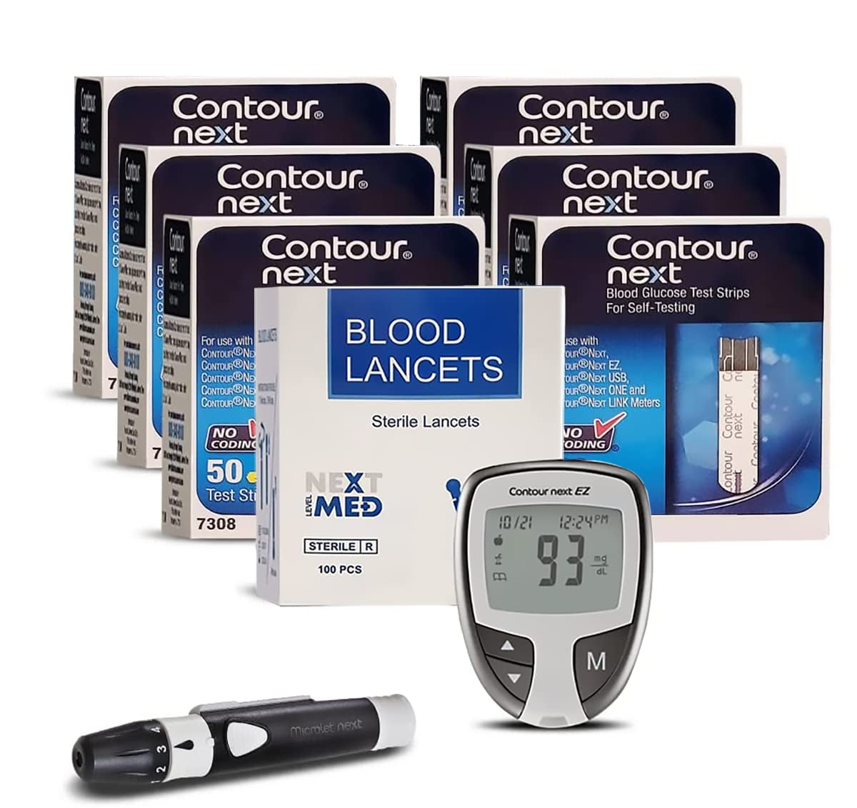 contour next ez test strips and lancets