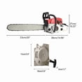thumbnail image 3 of Floseru Gas Chainsaw 58CC 20 Inch Professional Powerful 2-Stroke Engine for Tree Cutting, Logging and Firewood, 3 of 6