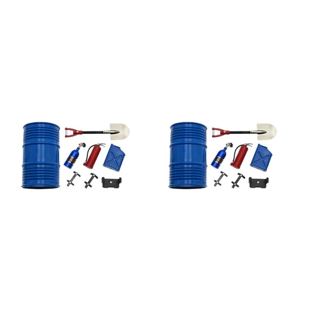 Tholdsy Plástico RC Rock Crawler Simulación Accesorios de decoración Vehículos Caja de combustible Juego de espadas Surtido de repuesto para SCX10 Type1 NO1 Tholdsy CBP183440