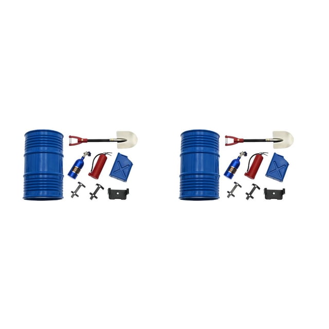 Tholdsy Metal RC Rock Crawler Simulación Accesorios de decoración Caja de combustible desmontable Juego de botellas Reemplazo para SCX10 D90 TRX4 Azul Azul 2piezas Tholdsy CBP183440