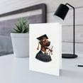 thumbnail image 5 of DistinctInk Greeting Card / Note Card - Rhodesian Ridgeback Graduation - PACK of 3, 5 of 7