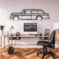 thumbnail image 3 of LaModaHome 1955 Nomad Metal Silhouette Wall Art, 3 of 5