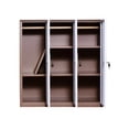 thumbnail image 4 of MECOLOR Small Office Metal Cabinet Locker with 3 Layer Each Door Storage for Cloth PC and Shoes,Changing Room Locker, 4 of 9