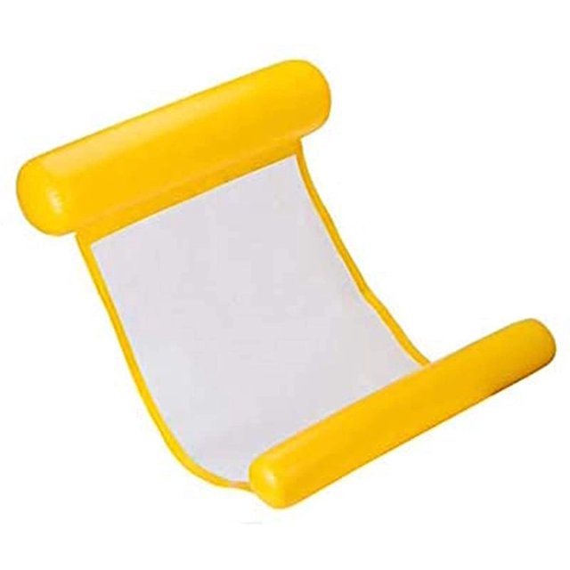Floating Bed Water Hammock Inflatable Lounger For Sea Pool Beach - Yellow