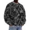 thumbnail image 5 of IAJDKMEK Men's Loose Camo Corduroy Sweatshirt - Crewneck Long Sleeve Pullover Top for Men, Casual Print Sweatshirt for Everyday Comfort, 5 of 6