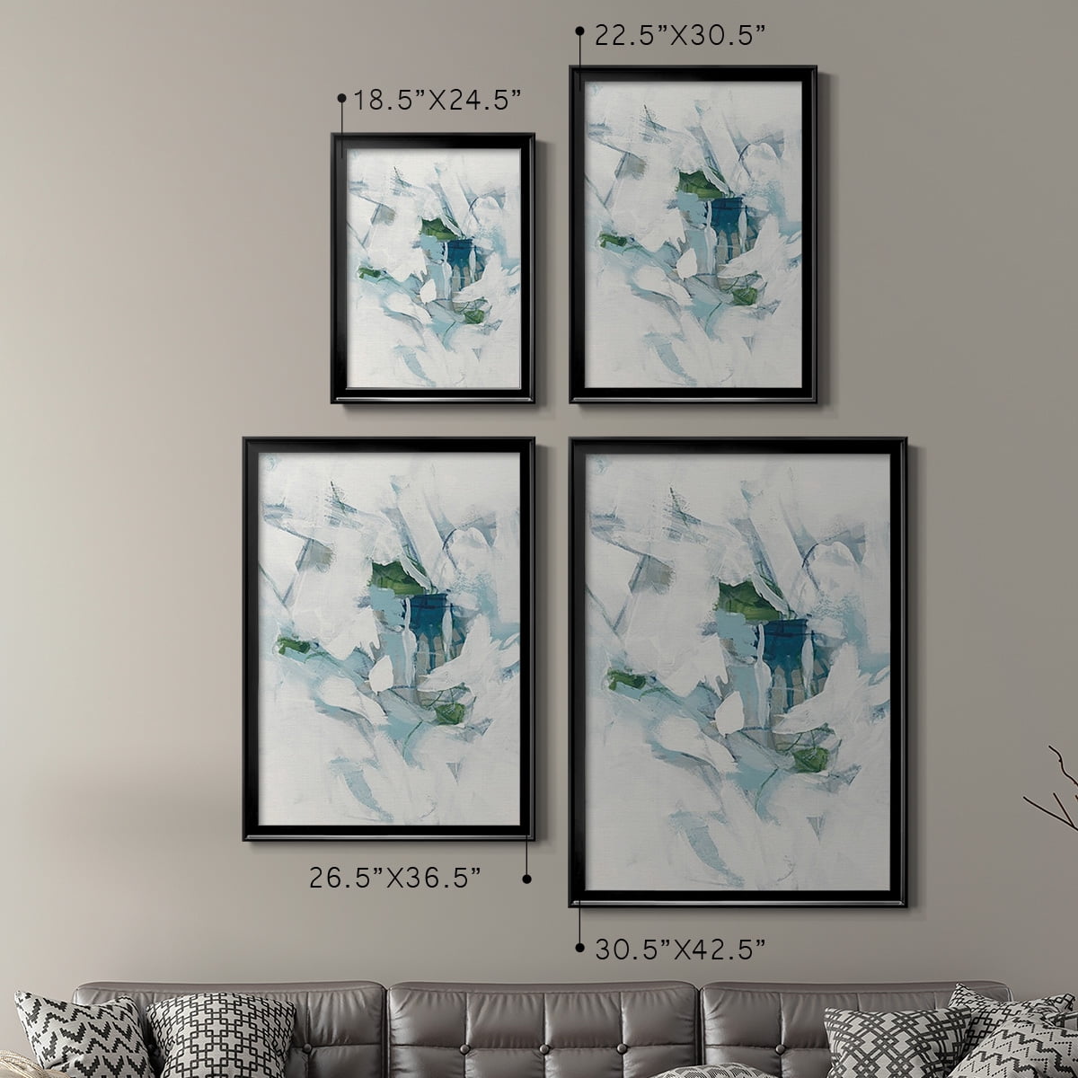 Ice Cavern III Premium Framed Print, in Gold, Black, or Silver - Ready to Hang