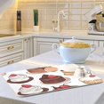 thumbnail image 6 of Yayeee Dish Drying Mat for Kitchen Counter 18"x24" Microfiber Absorbent Pad, White Chocolate Cakes, 6 of 7
