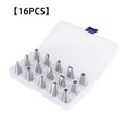 thumbnail image 3 of 16pcs Decorating Kit Stainless Steel Icing Bags Decorating Supplies Tips and Bags for Baking Household Cake Decorating Supplies with Storage Box, 3 of 8