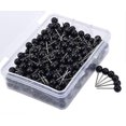 thumbnail image 1 of 5X11mm round head nail, plastic big head cork map pin (white) 300 pieces, 1 of 4