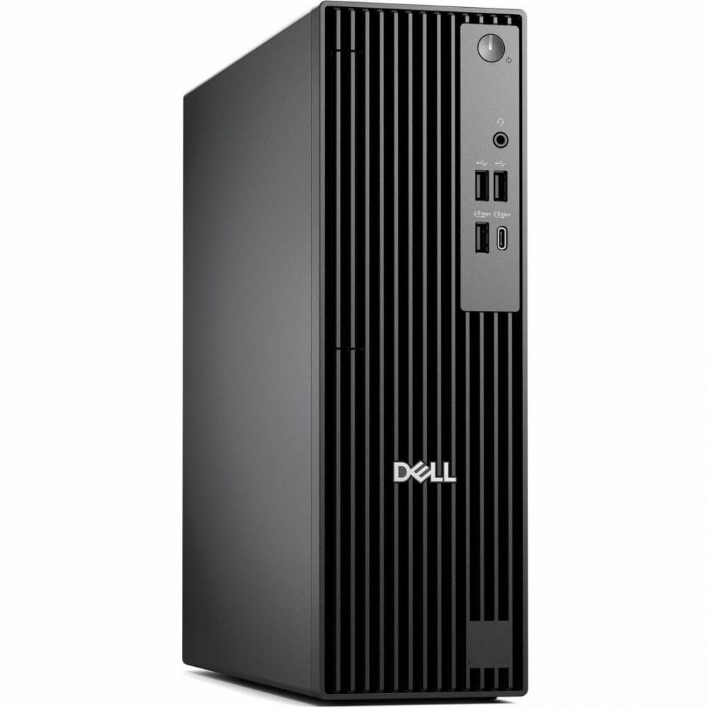 Dell Pro Slim QCS1250 Desktop Computer - Intel Core Ultra 5 235 - vPro Technology - 16 GB - 256 GB SSD - Slim PC - Standard Black - Intel Chip - Windows 11 Pro - Intel DDR5 SDRAM - English (US) Key...
