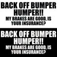 thumbnail image 3 of HEVIRGO BACK OFF BUMPER HUMPER Letters Car SUV Sticker Window Decorative Vinyl Decal, 3 of 9