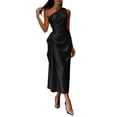 thumbnail image 3 of Sentmoon Robes de Printemps Grande Taille Robe d'Invitée de Mariage de Printemps Été 2026 Couleur Unie Coupe Régulière Robe Maxi Grande Taille pour Croisière et Complexe TP-TTG, 3 of 7