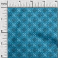 thumbnail image 2 of oneOone Georgette Viscose Medium Blue Fabric Block Quilting Supplies Print Sewing Fabric By The Yard 42 Inch Wide-CK, 2 of 6