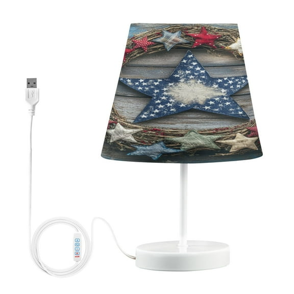 BZSMCE Table Lamp Creative Design Stars Pattern Simple Pattern Night Light