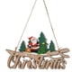 thumbnail image 1 of Letrero navideño colgante para puerta, placa rústica de madera, divertido para pared, hogar, Navidad Tarjeta inglesa del viejo, 1 of 7