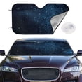 thumbnail image 4 of Goofa Blue Glitter Retro Printed Car Windshield Sunshade,Foldable Reflective Sun Visor,UV Protection Heat Blocker Sunshade,Car Cooling Accessory-Medium, 4 of 7