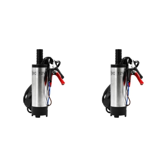 Riwesomey Transfer Pump Portable Power Cord Accessories Fishing Camping Pinza de 12 V y 38 mm 2Conjunto