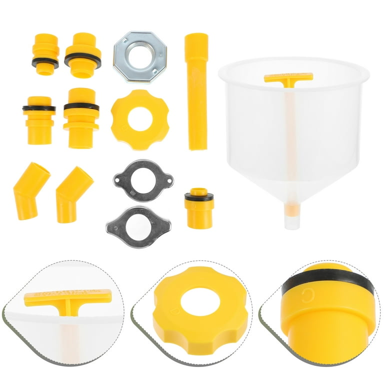 1 Set Durable Spill Proof Coolant Filling Kit No-Spill Coolant Funnel Kit 