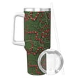 thumbnail image 2 of Pofeuu Red Snake Print 40oz Ice Bully With Handle And Straw Stainless Steel Vacuum Insulated Cup And 2 In 1 Straw Lid, 2 of 8