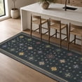 thumbnail image 2 of TURCURNO Black 3x8 Runner Rug, Vintage Boho Washable Kitchen Runner Rug Distressed Rug Indoor Retro Carpet for Hallway Entryway Bedroom, Low Pile Non Slip Indoor Rug, 2 of 11