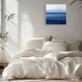 thumbnail image 3 of Canvas Print Wall Art Oil Paintings Abstract Navy Blue White Gradient Picture Prints Artwork for Living Room Kitchen Bathroom Bedroom,Stretched and Framed Ready to Hang,Modern Linen Style, 3 of 9