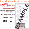 thumbnail image 3 of 2011 Mercedes-Benz E550 Performance Beam Wipers (Set of 2), 3 of 3
