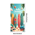 thumbnail image 2 of Tropical Design Hello Summer Surfboard Banner for Beach Party Summer Decor Vacation, 2 of 3