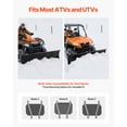 thumbnail image 4 of KFFKFF Snow Plow Kit, 60in Universal Snow Plow Attachment, Height & Left-Right Adjustable, Quick To Detach, Steel ATV Scrape Blade, 3 Mount Options, 4 of 9