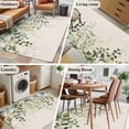 thumbnail image 6 of Area Rug 48×72in, Sage Green Eucalyptus Berry Floor Carpet Living Room Rug, Country Foliage Retro Linen Non-Slip Welcome Mat Indoor Rugs for Bedroom Dining Room, 6 of 9