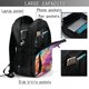 thumbnail image 4 of Balery Rainbow Melting Ice Cream Mochila con carga USB para hombre y mujer - Mochila impermeable y antirrobo para laptop con puerto USB para viajes, trabajo, 4 of 7