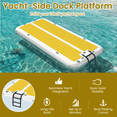 thumbnail image 7 of Danrelax 15' x 6.5' Inflatable Floating Dock Platform with 5mm EVA Non-Slip Mat, Quick Inflate/Deflate, for Lakes, Pools & Ocean Use, 7 of 7