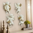 thumbnail image 3 of 3D European Cherub Harvest Wall Statues Sculptures Angel Living Room Coffee Shop Restaurant Figurine Religious Gift, 3 of 6