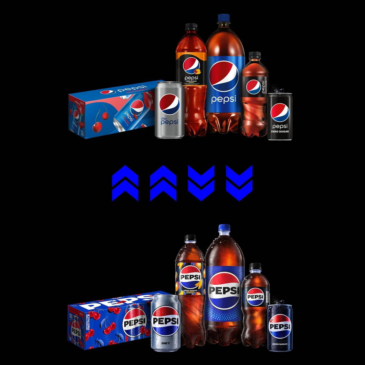 Diet Pepsi Cola Soda - 12pk/12 fl oz Cans