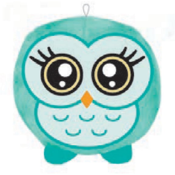 Best Brands Sparkle Fuzzy Owl Squishy Hair Cord Set for Kids Ages 3 and up.