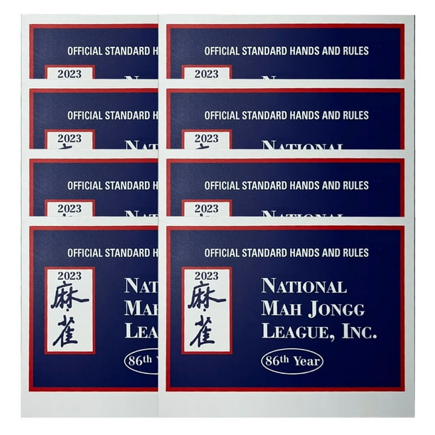 National Mah Jongg League 2023 Large Size Card Mah Jongg Card