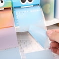 thumbnail image 6 of Rainbow Transparent Roll Sticky Notes 105 Sheets Pearlescent Pull-Out for Planner Decor Journaling,1PC,Pink, 6 of 7