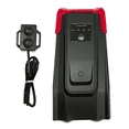 thumbnail image 4 of Faro delantero para bicicleta de montaña y carretera, recargable vía USB, LED, 2000 mAh, color rojo, 4 of 5