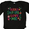 thumbnail image 4 of Inktastic Nana and Papa Love Me Girls Long Sleeve Baby Bodysuit, 4 of 5