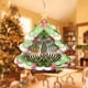 thumbnail image 4 of Viento Espinador 3d Ornamentos rico y Atractivos árboles de Navidad en apariencia de material acero Inoxidable de material acero Inoxidable Chimes de CUTICAT Hilanderos, 4 of 8