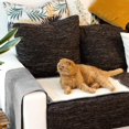 thumbnail image 5 of Alfombrilla rascador para gatos - Protección para sofás, sillones, muebles, suelos y paredes - Alfombrilla de sisal y lino - 130 x 45 cm - Apta para gatos, gatitos y perros (gris claro - blanco), 5 of 5