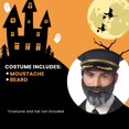 thumbnail image 4 of Costume Culture Captain Obvious con bigote y barba para hombre, 4 of 5