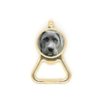thumbnail image 1 of Porte-clés en Acier Inoxydable Ouvre-Bouteille Image Chien Animal de Compagnie, 1 of 3
