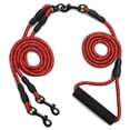 thumbnail image 1 of Amdohai Dog Leash Reflective Dog Leash Dog Training Leash for 2 Dogs with Comfortable Padded, 1 of 7